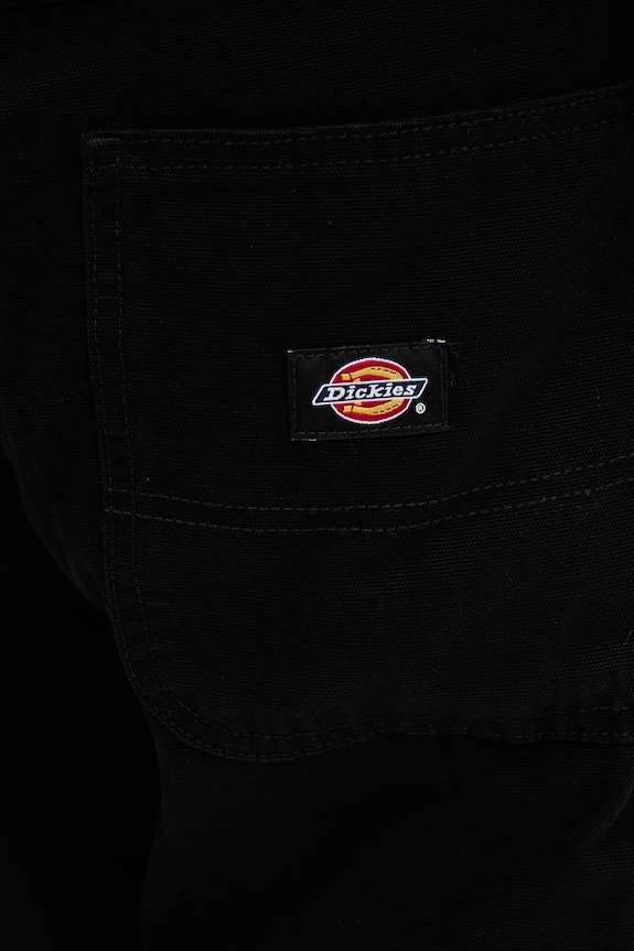 Dickies pantaloni drepți pentru bărbați, din bumbac negru DK0A4ZABBLK1