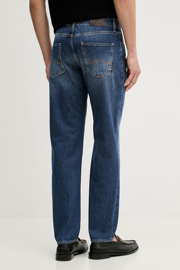 Odzież Armani Exchange jeansy straight męskie XM000069.AF24455 granatowy