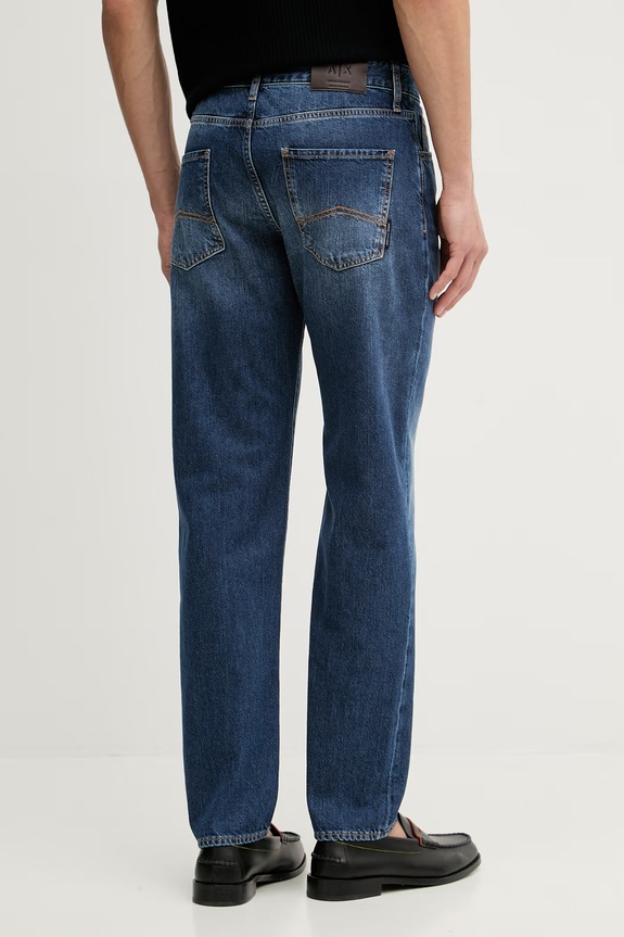 Odzież Armani Exchange jeansy straight męskie XM000069.AF24455 granatowy