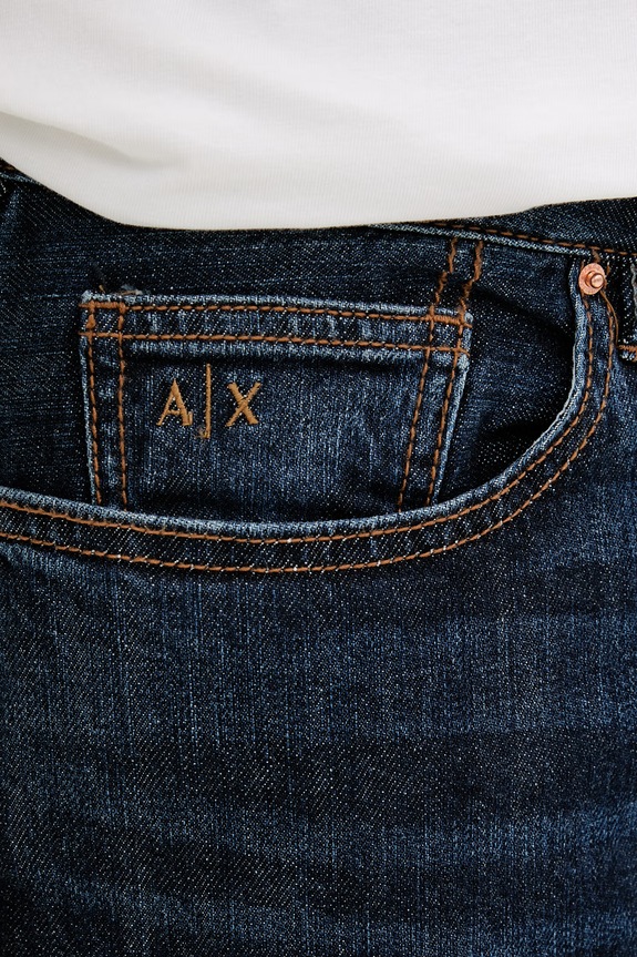 Armani Exchange rifle slim fit pánske tmavomodrá XM000070.AF22553