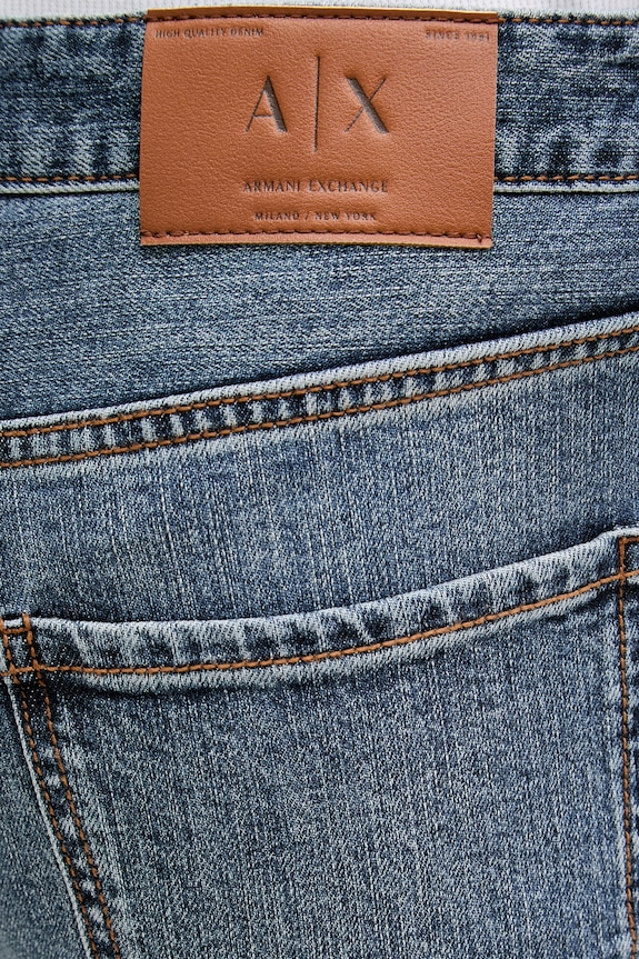 Armani Exchange slim kavbojke moške mornarsko modra XM000070.AF22555