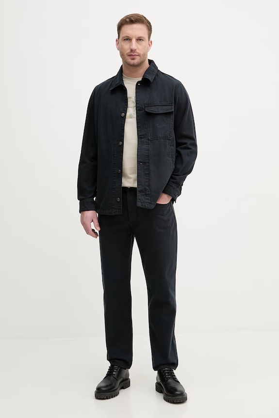 Armani Exchange jeansy loose męskie XM000075.AF24874 granatowy SS26
