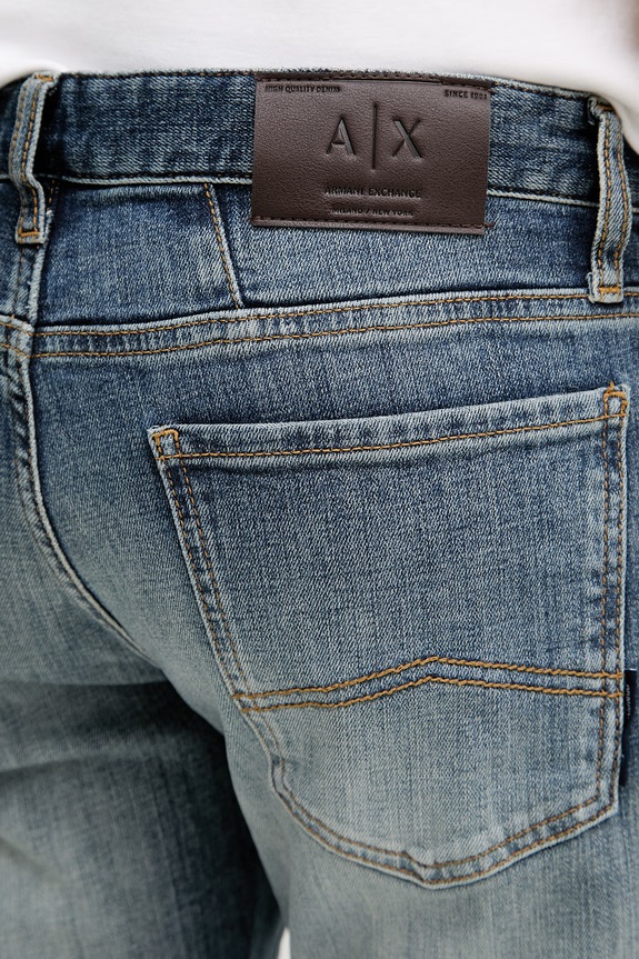 Armani Exchange moške kavbojke skinny kroja mornarsko modra XM001512.AF24015