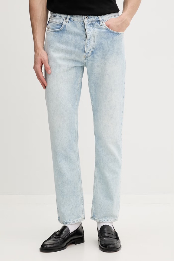 HUGO Blue jeansy straight męskie Jonah niebieski 50555950