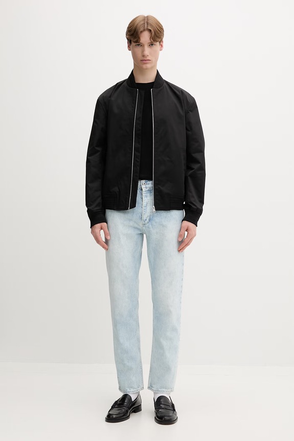 HUGO Blue jeansy straight męskie Jonah 50555950 niebieski SS26