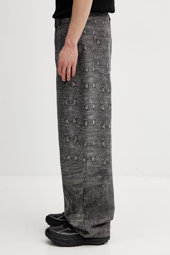 Rifle Daily Paper denim snake oversized 2610003 sivá SS26
