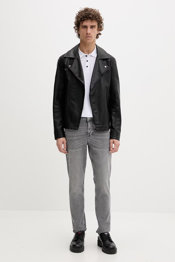Karl Lagerfeld Jeans blugi slim fit pentru bărbați B2M10104 gri SS26