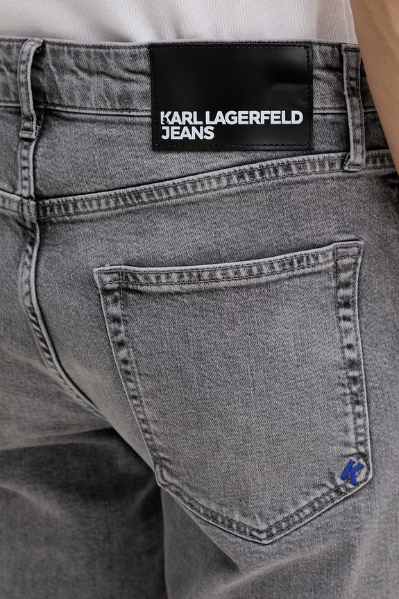 Karl Lagerfeld Jeans blugi slim fit pentru bărbați gri B2M10104