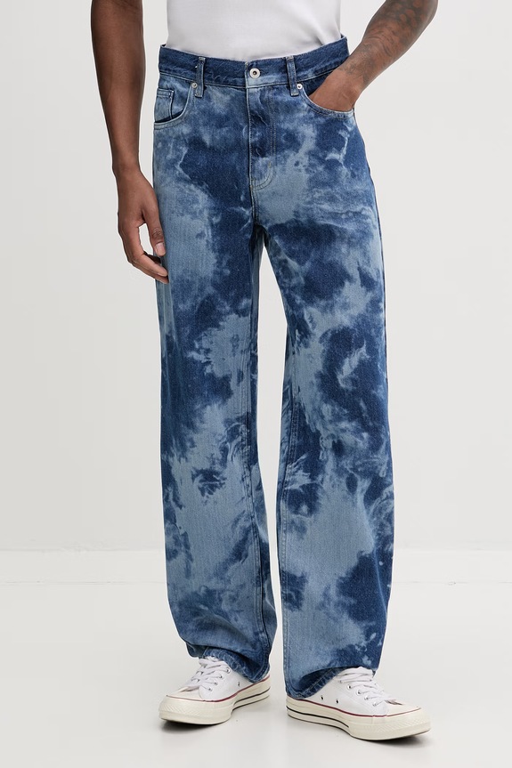 Karl Lagerfeld Jeans rifle relaxed fit pánske modrá B2M10114