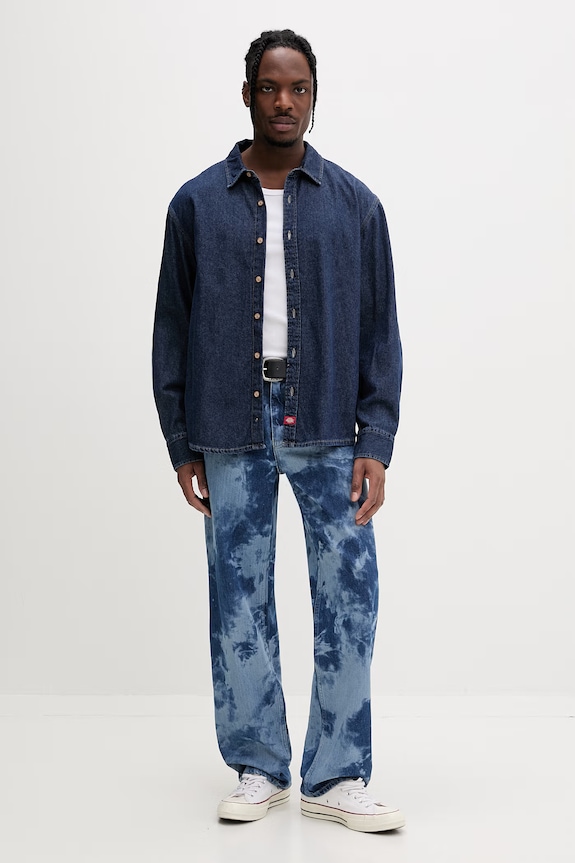 Karl Lagerfeld Jeans rifle relaxed fit pánske B2M10114 modrá SS26