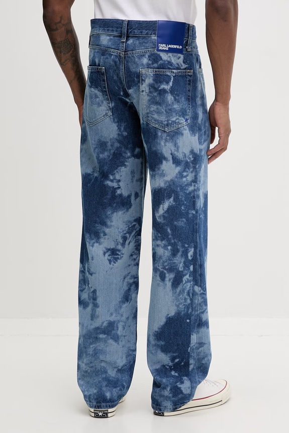 Oblečenie Karl Lagerfeld Jeans rifle relaxed fit pánske B2M10114 modrá