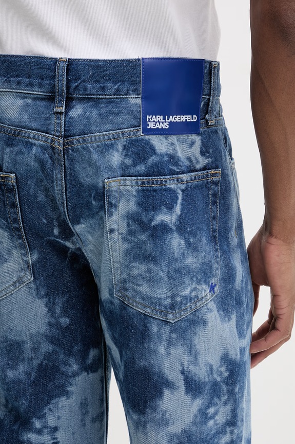 Karl Lagerfeld Jeans rifle relaxed fit pánske modrá B2M10114