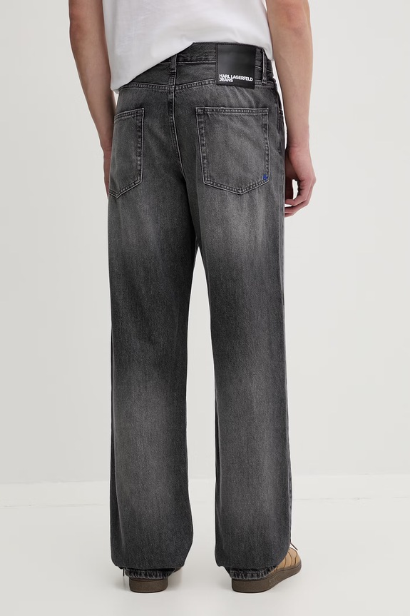 Oblečenie Karl Lagerfeld Jeans rifle relaxed fit pánske B2M10116 sivá