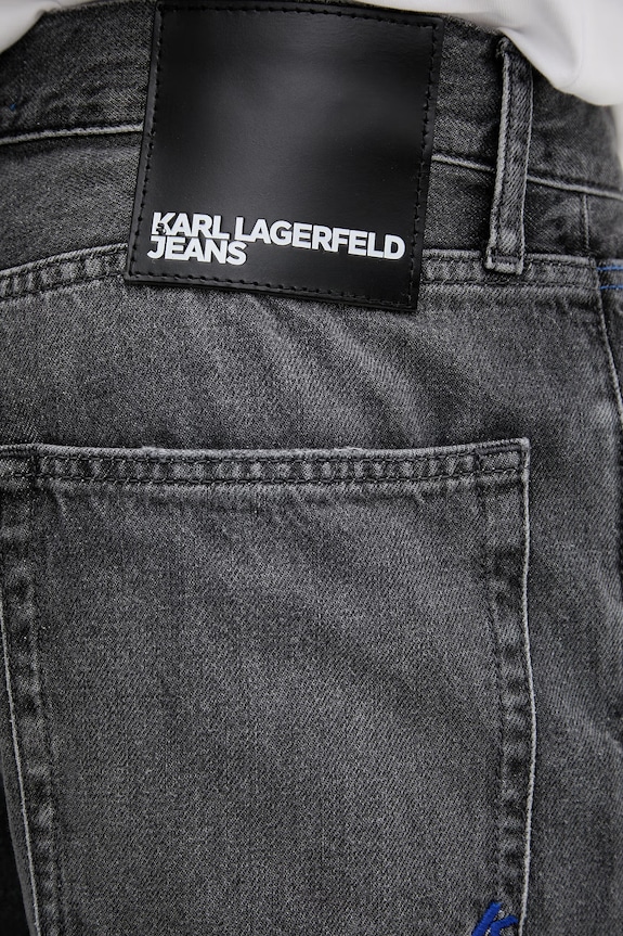 Karl Lagerfeld Jeans rifle relaxed fit pánske sivá B2M10116