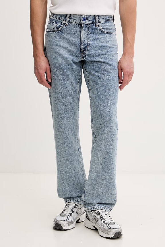 Karl Lagerfeld Jeans rifle rovné pánske modrá B2M10136