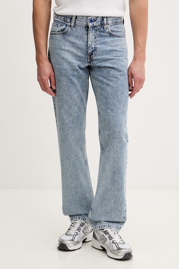 Karl Lagerfeld Jeans rifle rovné pánske modrá B2M10136