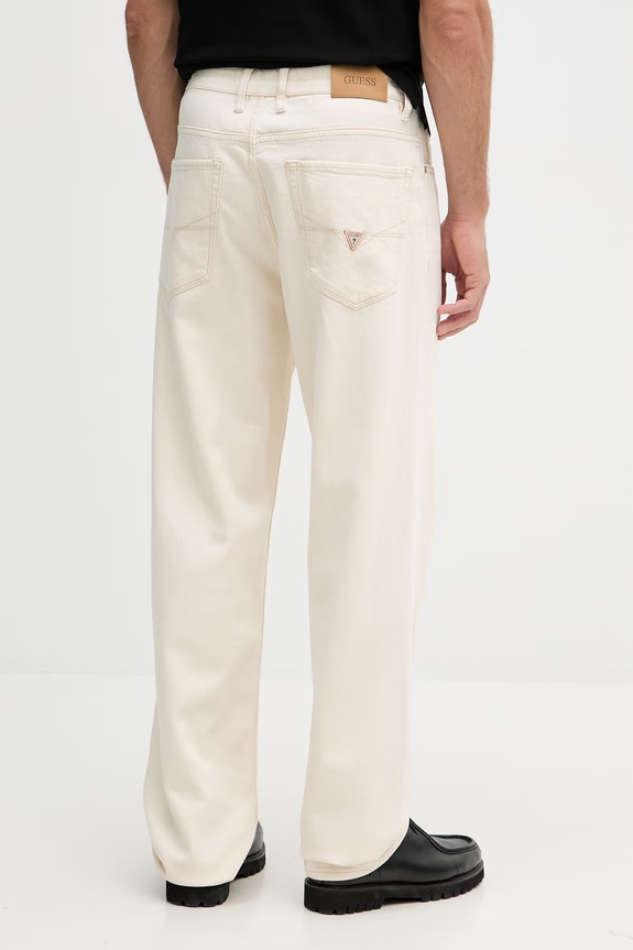 Ρούχα Guess relaxed fit Ανδρικά OWEN M6GAT5.D1113 μπεζ