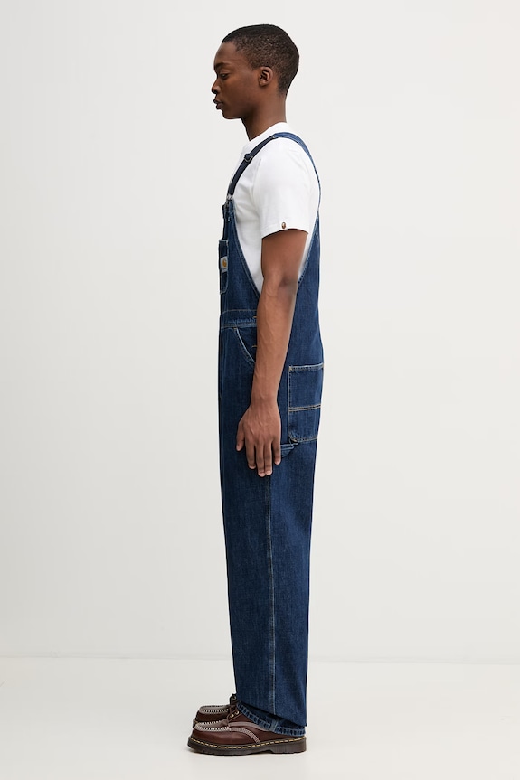 Carhartt WIP Bib Overall salopetă pentru bărbați I036594.106 albastru SS26