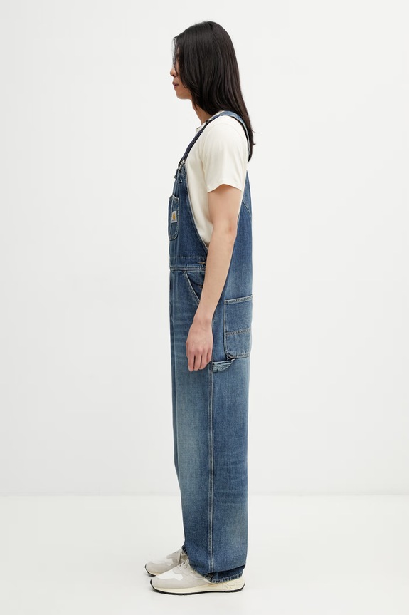 Carhartt WIP Bib Overall denim men's I036594.014L blue SS26