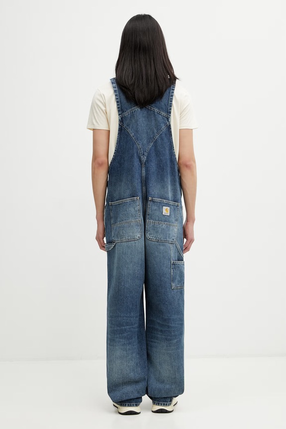 Clothing Carhartt WIP Bib Overall denim men's I036594.014L blue