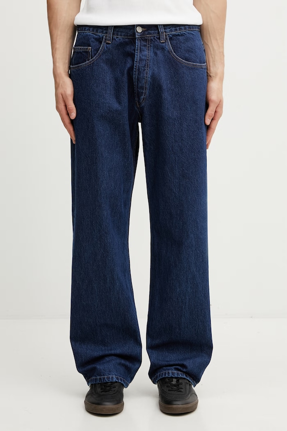 No Problemo Heavyweight Bagi blugi relaxed fit pentru bărbați albastru NP3020105
