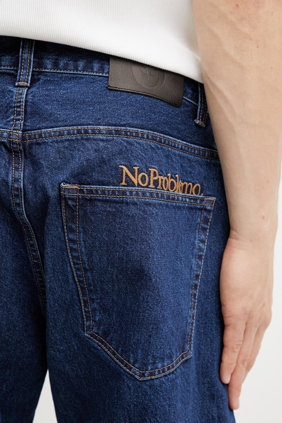 No Problemo Heavyweight Bagi blugi relaxed fit pentru bărbați albastru NP3020105