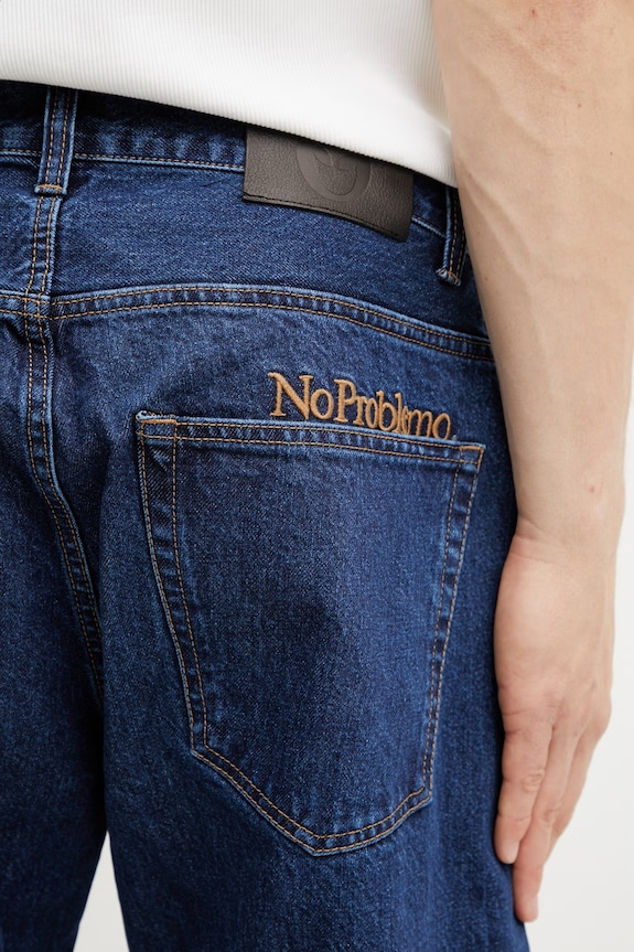 No Problemo Heavyweight Bagi blugi relaxed fit pentru bărbați albastru NP3020105