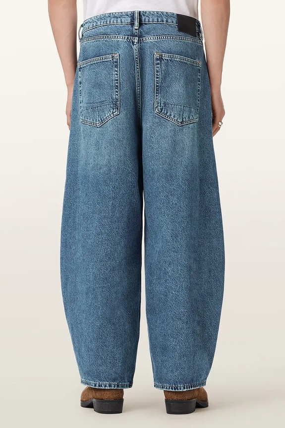 AllSaints jeans barrel da uomo BARREL SLOUCH M005EE blu SS26