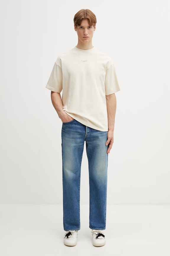 Human Made MENS WOVEN DENIM PANTS 6 relaxed fit džíny pánské HM31PT002