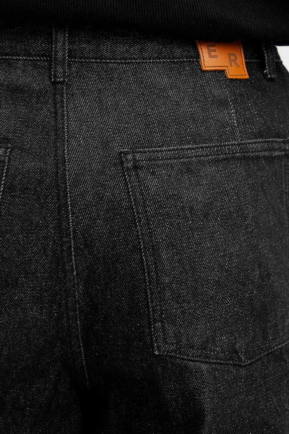 Ader Error blugi relaxed fit pentru bărbați negru BO42FYJE0104BK