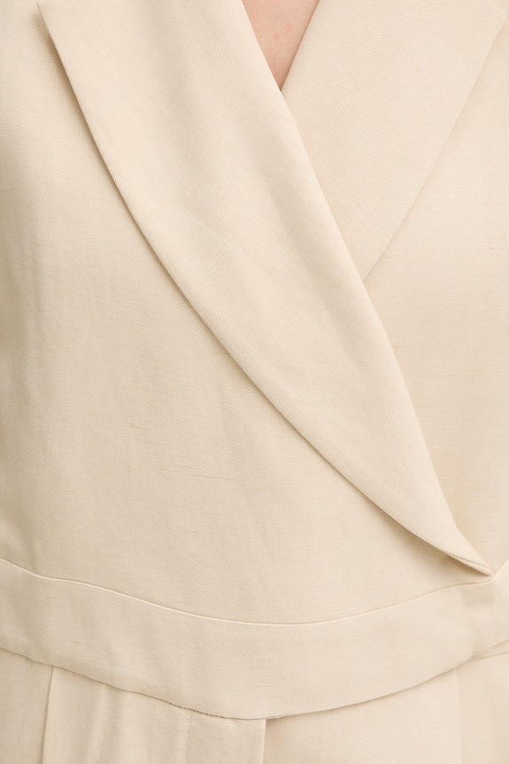 Weekend Max Mara Tuta a busta da donna con lino OBLATO 2615241012600 beige
