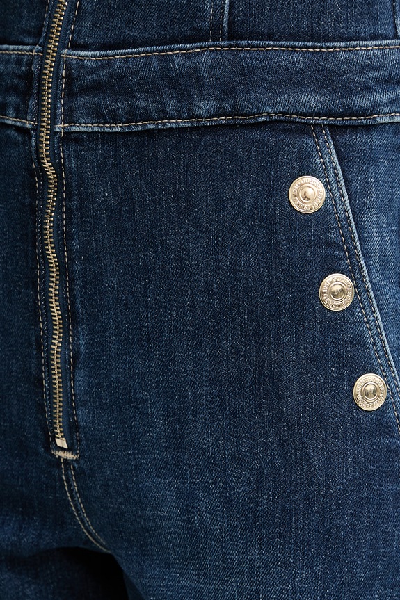 Guess salopetă pentru femei, din denim VALE W6RD0I.D6883 bleumarin
