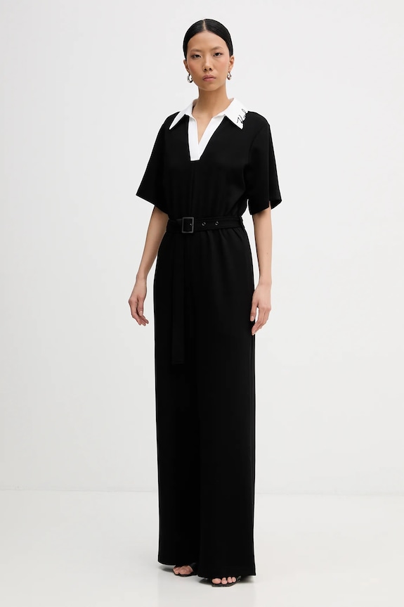 Overal Karl Lagerfeld SIGNATURE B1W13031 čierna SS26