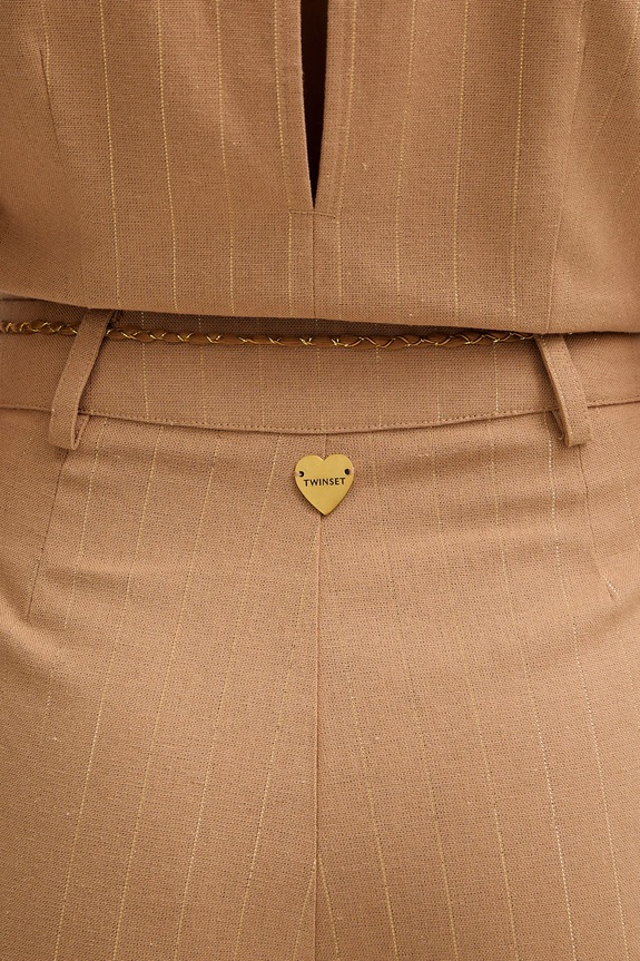 Twinset kezeslábas vászonkeverékből 261LB2QDD