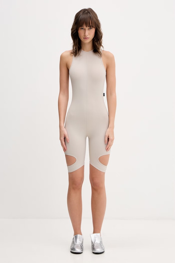 VETEMENTS kombinezon Tease Romper WE76BD465I beżowy