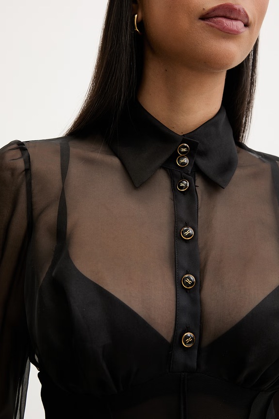 Elisabetta Franchi комбінезон жіночий з шовком TU06462E2