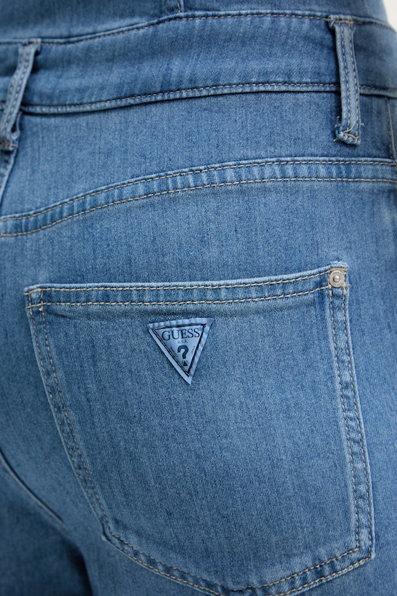 Guess kombinezon damski z wiskozy HARLO W6GK74.D0874 niebieski