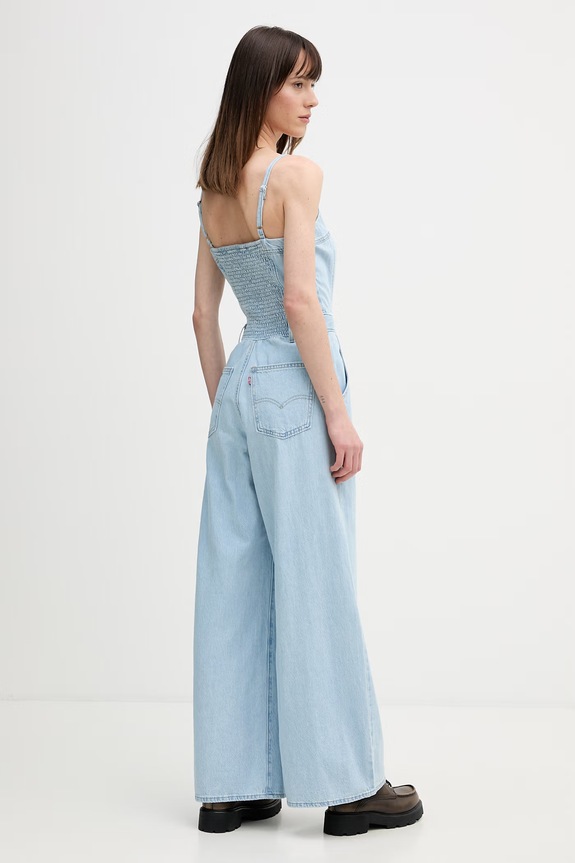 Îmbrăcăminte Levi's salopetă jeans BUSTIER 001WC.0005 albastru