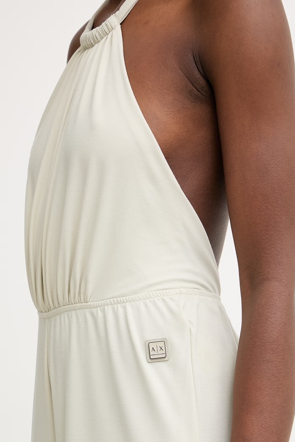 Armani Exchange salopetă pentru femei, cu vâscoză XW002074.AF21296 verde