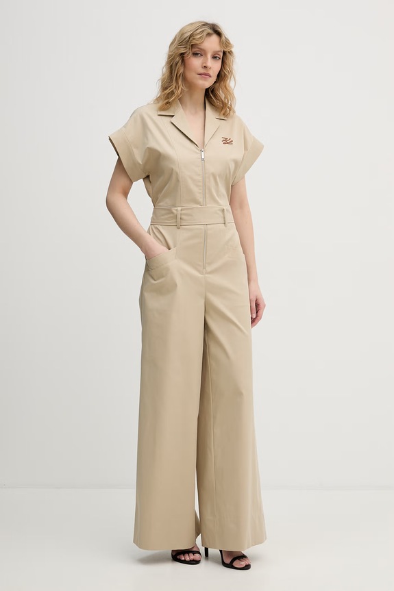 Karl Lagerfeld kombinezon damski B2W13020 beżowy SS26