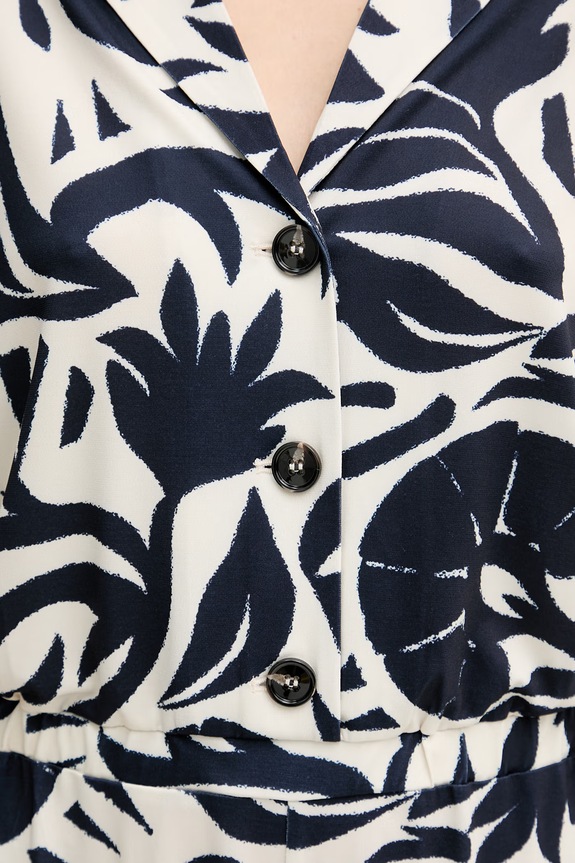 OUI ολόσωμη φόρμα γυναικεία 98318 σκούρο μπλε