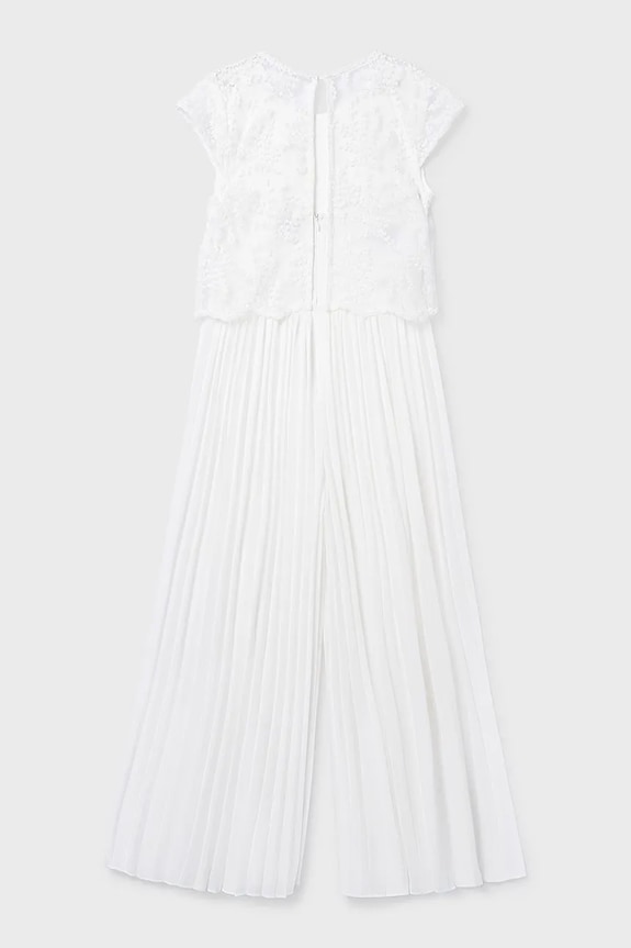 Lány Mayoral gyerek overál 6871.8A.Junior.PPY2 fehér