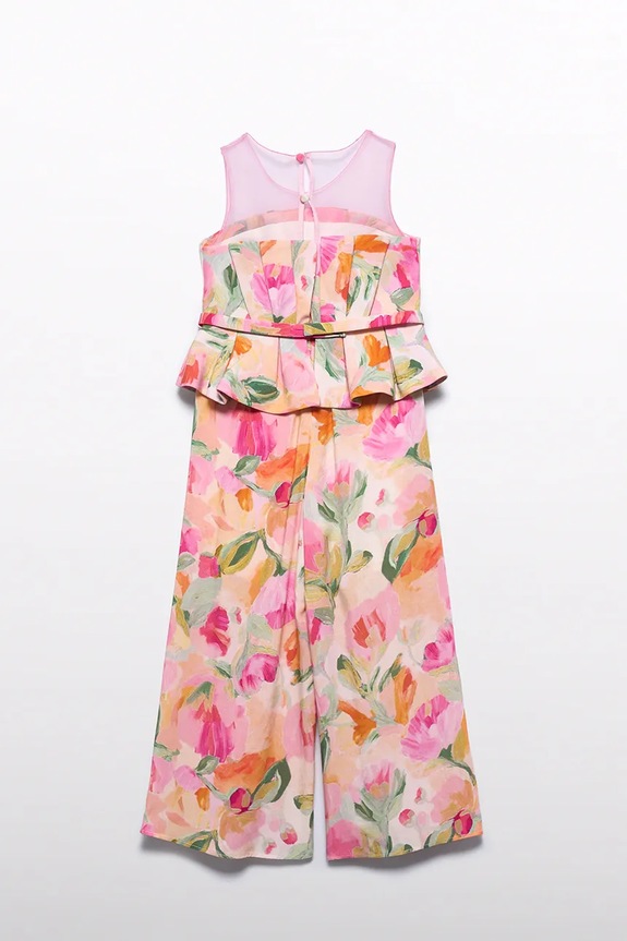 Dziewczynka Abel&Lula kombinezon dziecięcy z wiskozy 5205.7.Mini.PPY2 różowy