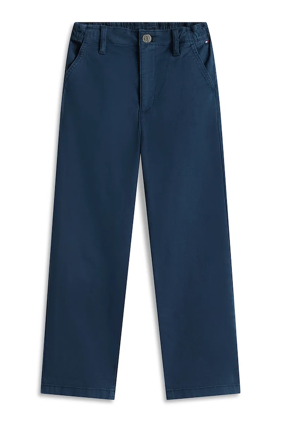 Detské nohavice Tommy Hilfiger KB0KB10048.104.122.PPY2 tmavomodrá SS26