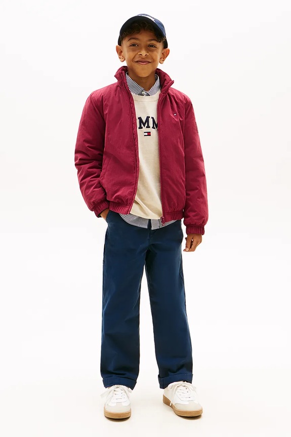 Băieți Tommy Hilfiger pantaloni copii KB0KB10048.128.176.PPY2 bleumarin