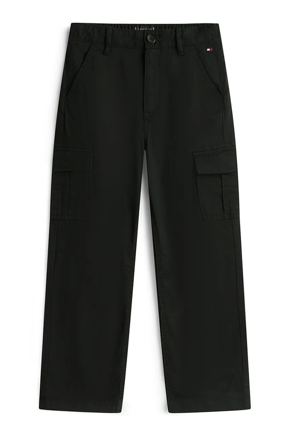 Tommy Hilfiger pantaloni copii KB0KB10049.128.176.PPY2 negru SS26