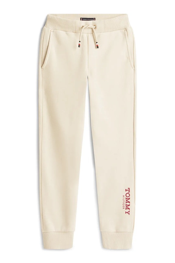 Tommy Hilfiger spodnie dresowe dziecięce KB0KB10167.104.122.PPY2 beżowy SS26