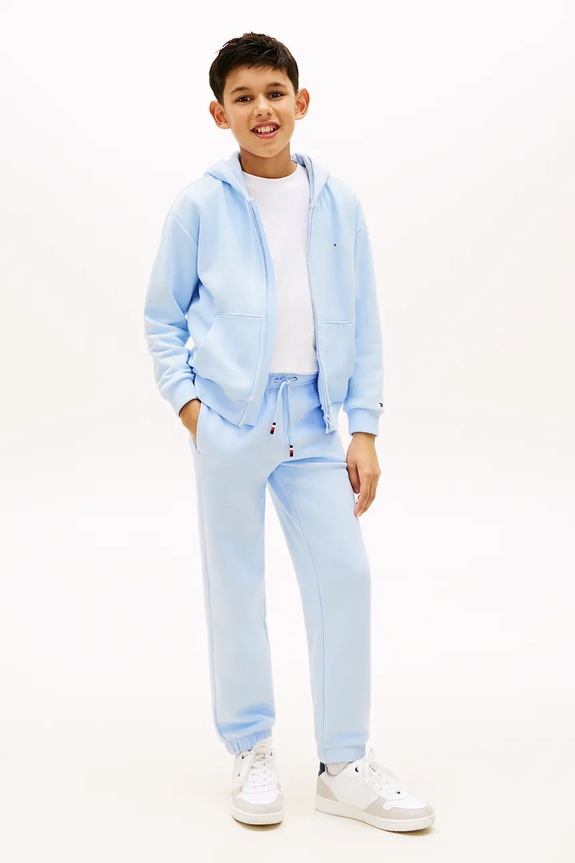 Băieți Tommy Hilfiger pantaloni joggers copii KS0KS00662.128.176.PPY2 albastru