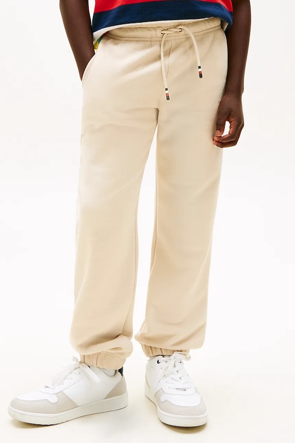 Tommy Hilfiger nohavice jogger detské béžová KS0KS00662.128.176.PPY2