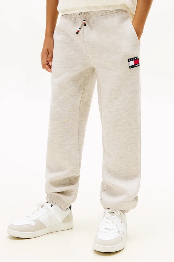Tommy Hilfiger pantaloni tuta bambino/a maglia grigio KS0KS00715.128.176.PPY2